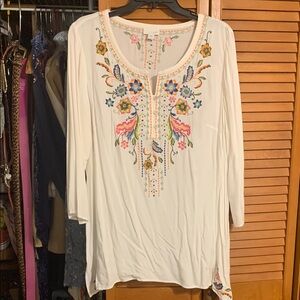 J. Jill Embroidered Women's Top